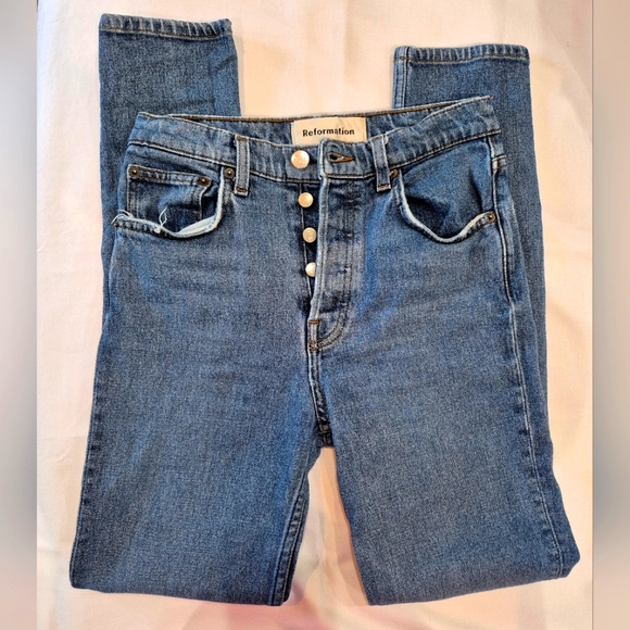 Reformation Womens Jeans Size 25 HR - Picture 4 of 5